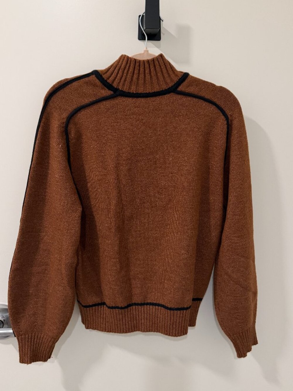 Mock turtle neck sweater